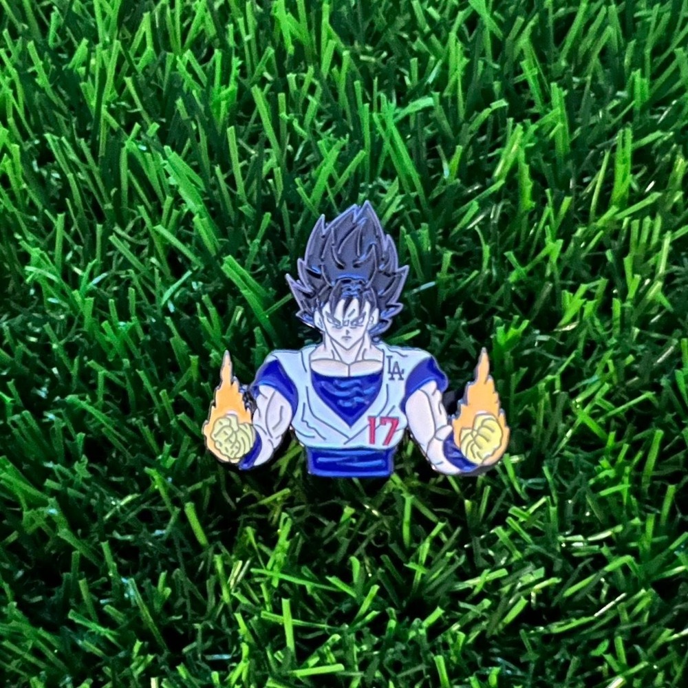 Goku dodgers pin